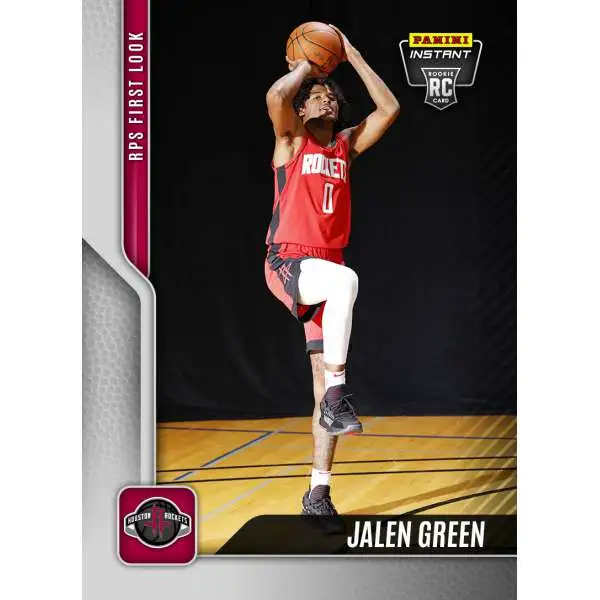 NBA Houston Rockets 2021-22 Instant RPS First Look Basketball Jalen Green [Rookie Card]