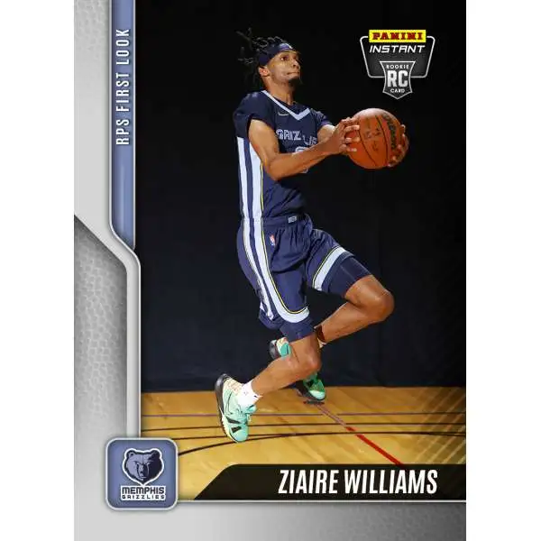NBA Sacramento Kings 2021-22 Instant RPS First Look Basketball Ziaire Williams [Rookie Card]