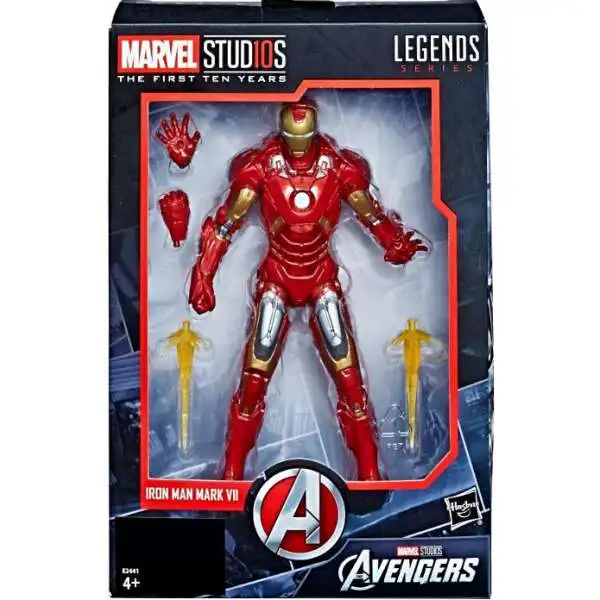 Avengers Marvel Studios: The First Ten Years Marvel Legends Iron Man Mark VII Action Figure
