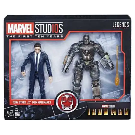 Marvel Studios: The First Ten Years Marvel Legends Tony Stark /// Iron Man Mark I Exclusive Action Figure 2-Pack