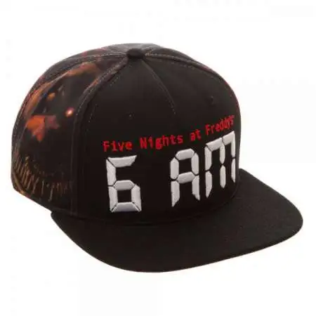 Five Nights at Freddy's 6AM Snapback Cap Apparel