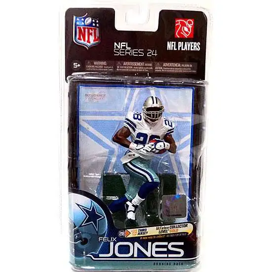 McFarlane Toys NFL Dallas Cowboys Sports Picks Football Series 24 Felix Jones Action Figure