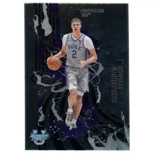 NCAA 2024-25 Bowman University Best Basketball Bowman Masterpieces Cooper Flagg BM-1