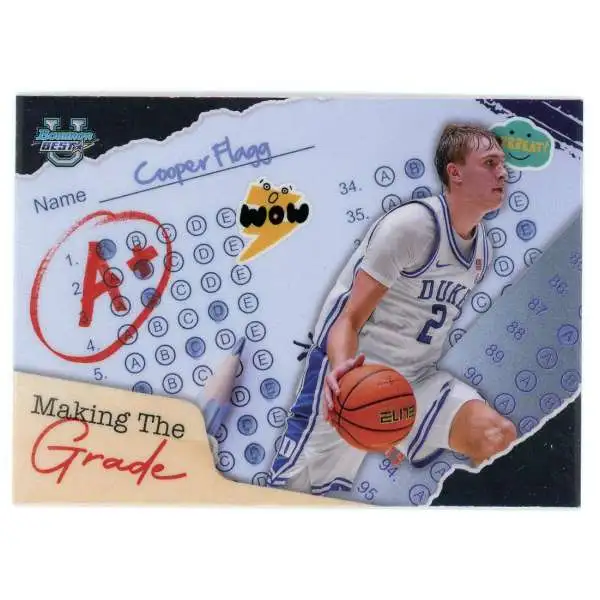 NCAA 2024-25 Bowman University Best Basketball Making The Grade Cooper Flagg MG-1
