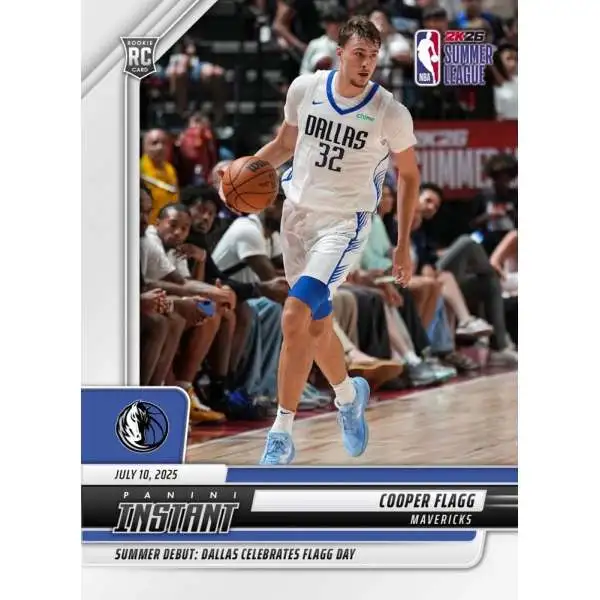 NBA Dallas Mavericks 2025-26 Instant Basketball Cooper Flagg #10 [Rookie]