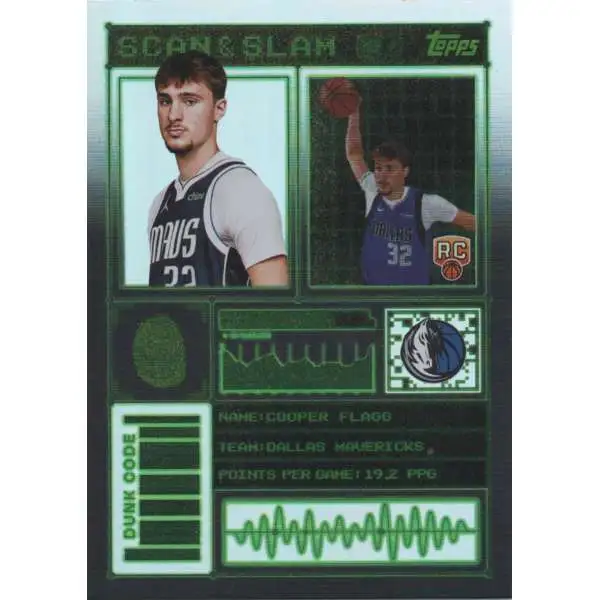 NBA 2025-26 Topps Chrome Scan and Slam Cooper Flagg SS-26 [Rookie]