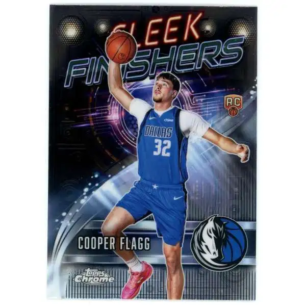 NBA 2025-26 Topps Chrome Sleek Finishers Cooper Flagg SF-21 [Rookie]