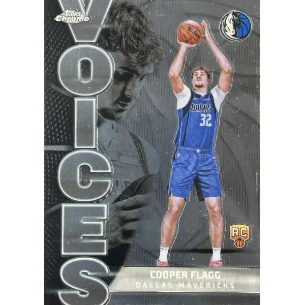 NBA 2025-26 Topps Chrome Voices Cooper Flagg VS-6 [Rookie]