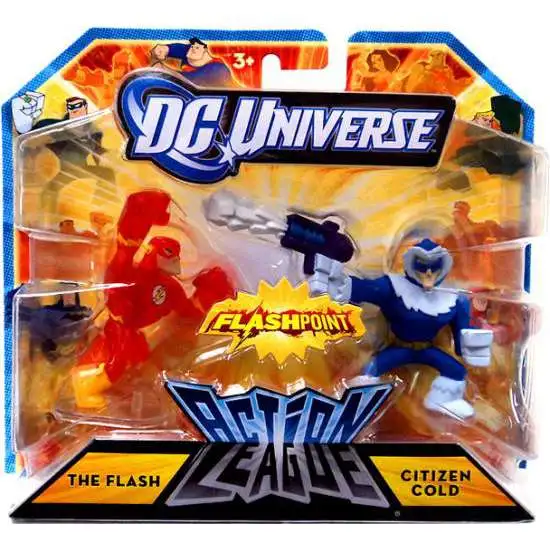 DC Universe Flashpoint Action League The Flash & Citizen Cold 3-Inch Mini Figures