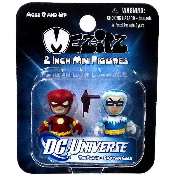 DC Mini Mez-Itz Series 2 The Flash & Captain Cold 2-Inch Vinyl Figure 2-Pack
