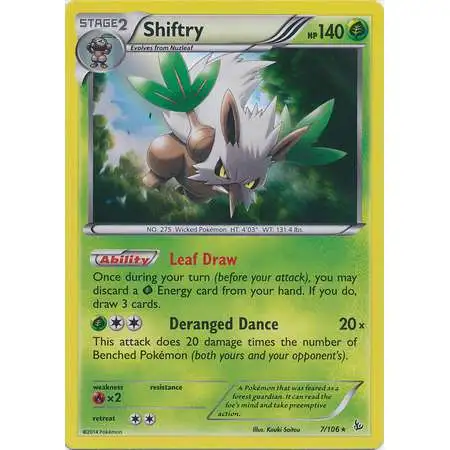 Pokemon Trading Card Game XY Flashfire Rare Holo Shiftry #7