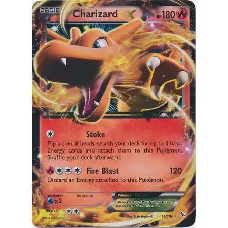 Pokemon Trading Card Game XY Flashfire Ultra Rare Charizard EX #11