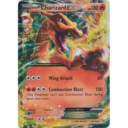 Pokemon Trading Card Game XY Flashfire Ultra Rare Charizard EX #12