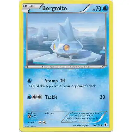 Pokemon Trading Card Game XY Flashfire Common Bergmite #30