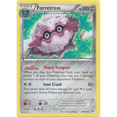 Pokemon Trading Card Game XY Flashfire Rare Forretress #60