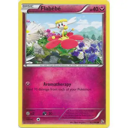 Pokemon Trading Card Game XY Flashfire Common Flabebe #62