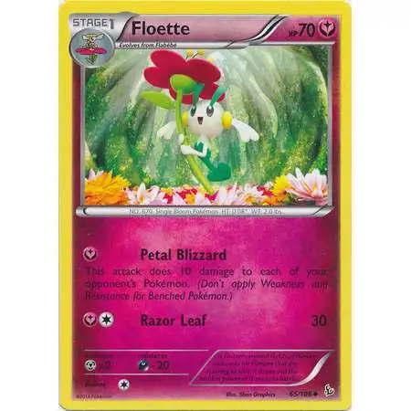 Pokemon Trading Card Game XY Flashfire Uncommon Floette #65
