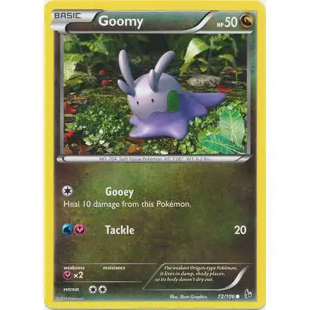 Pokemon Trading Card Game XY Flashfire Common Goomy #72