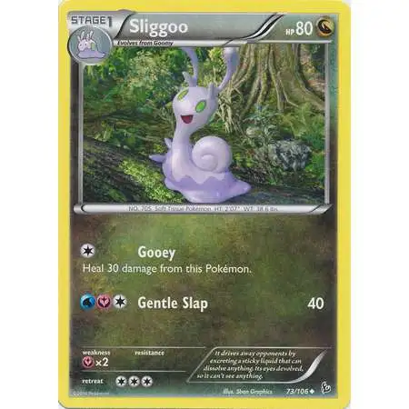 Pokemon Trading Card Game XY Flashfire Uncommon Sliggoo #73