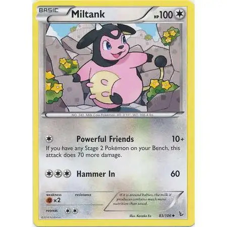 Pokemon Trading Card Game XY Flashfire Uncommon Miltank #83