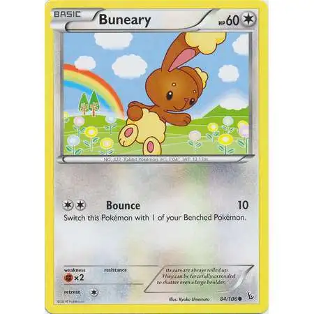Pokemon Trading Card Game XY Flashfire Common Buneary #84