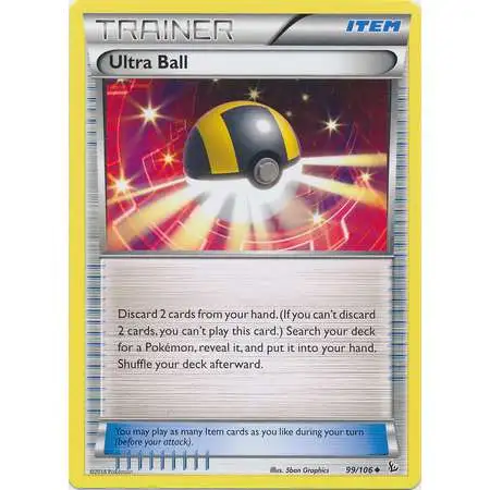 Pokemon Trading Card Game XY Flashfire Uncommon Ultra Ball #99