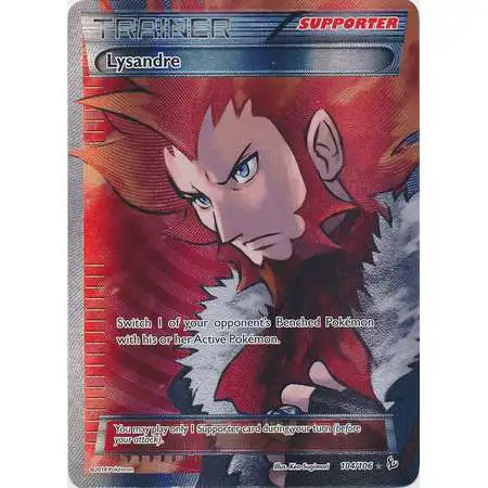 Pokemon Trading Card Game XY Flashfire Ultra Rare Lysandre #104