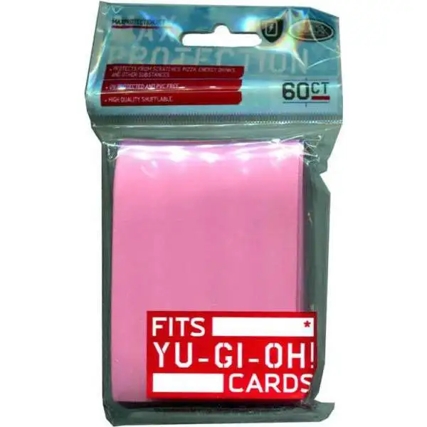 Card Supplies Flat Pink Small Card Sleeves [60 Count]