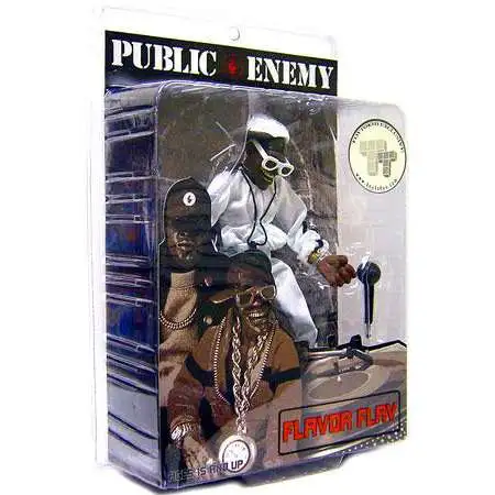 Public Enemy Rap Stars Flava Flav Action Figure [Black & White]