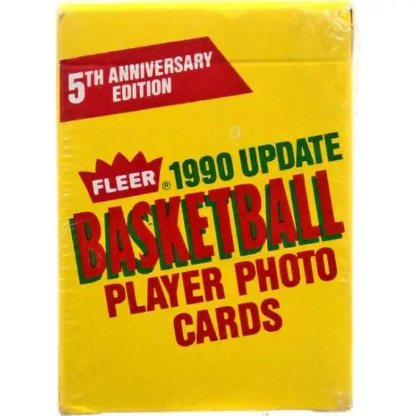 NBA 1990 Update Basketball Trading Card Set [5th Anniversary Edition, 100 Cards!]