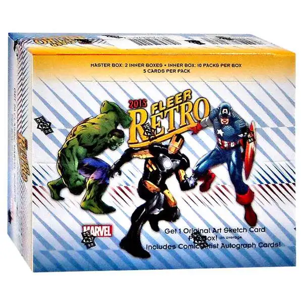 Marvel 2015 Fleer Retro Trading Card Box
