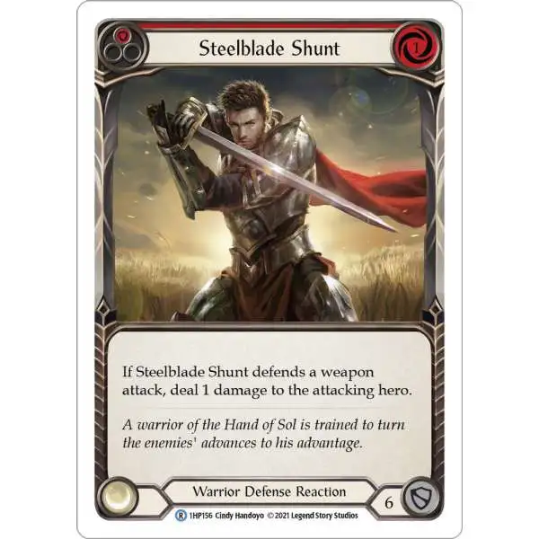 Flesh and Blood Trading Card Game History Pack 1 Rare Steelblade Shunt #1HP156 [Red]