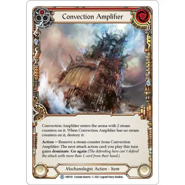 Flesh and Blood Trading Card Game History Pack 1 Rare Convection Amplifier #1HP201