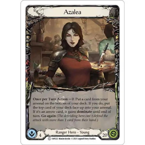 Flesh and Blood Trading Card Game History Pack 1 Common Azalea #1HP222