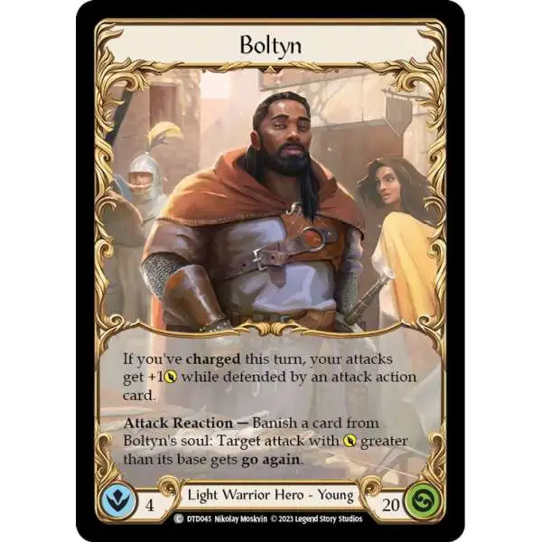 Flesh and Blood Trading Card Game Dusk Till Dawn Common Boltyn DTD045