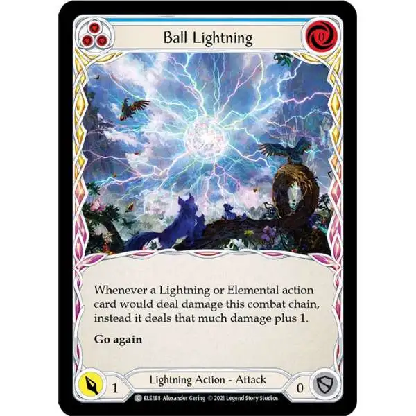 Flesh and Blood Trading Card Game Tales of Aria Common Ball Lightning ELE188 [Blue]