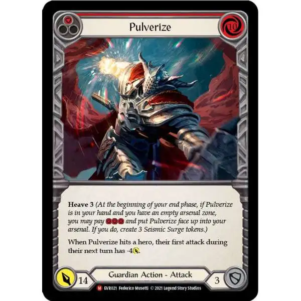 Flesh and Blood Trading Card Game Everfest Majestic Pulverize EVR021