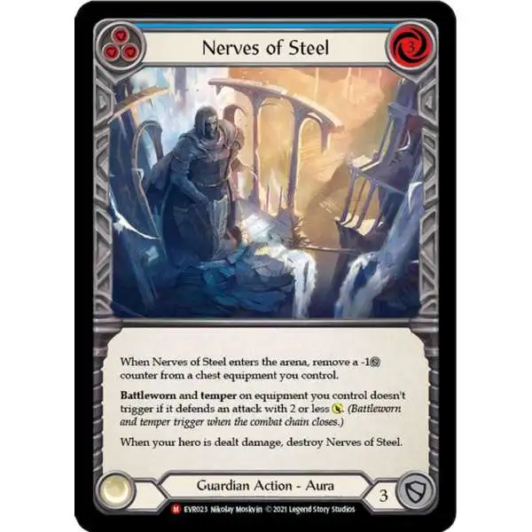 Flesh and Blood Trading Card Game Everfest Majestic Nerves of Steel EVR023