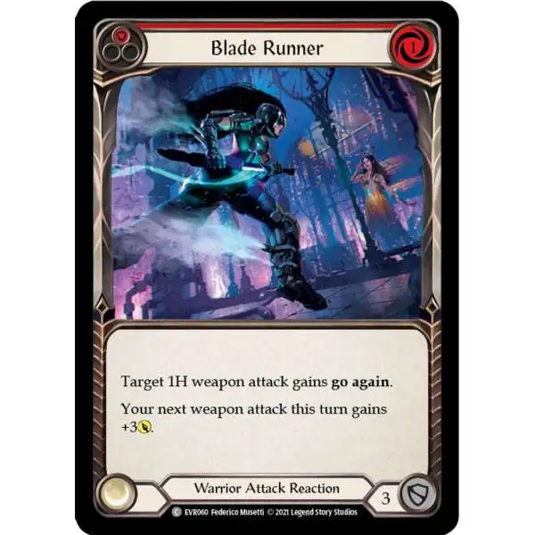 Flesh and Blood Trading Card Game Everfest Common Blade Runner EVR060 [Red]