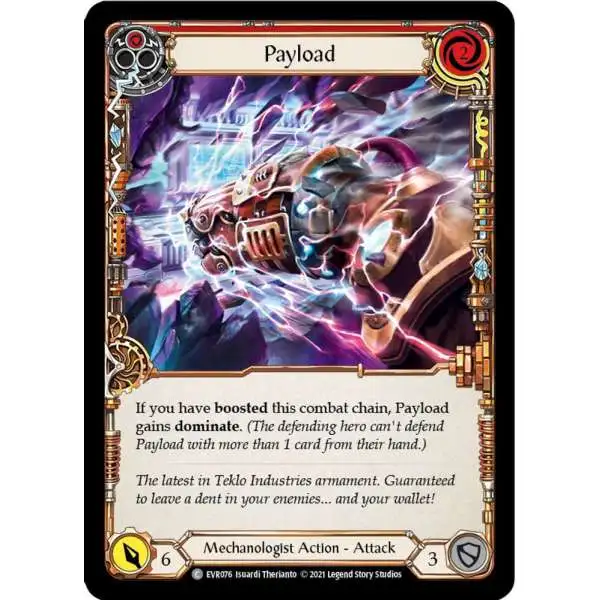 Flesh and Blood Trading Card Game Everfest Common Payload EVR076 [Red]