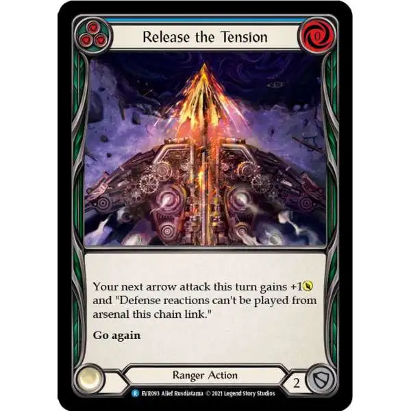 Flesh and Blood Trading Card Game Everfest Rare Release the Tension EVR093 [Blue]