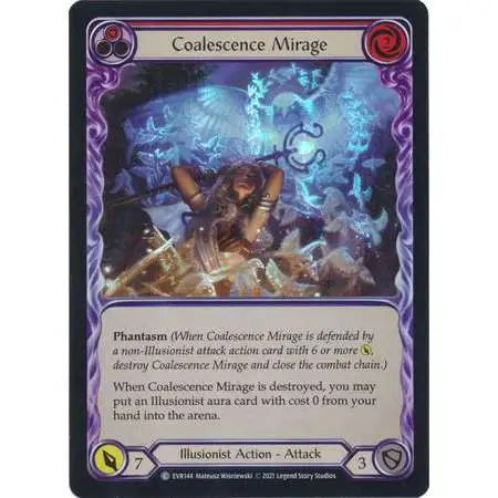 Flesh and Blood Trading Card Game Everfest Common Coalescence Mirage (Rainbow Foil) EVR144 [Red]
