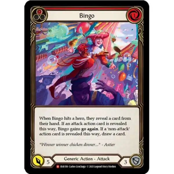 Flesh and Blood Trading Card Game Everfest Majestic Bingo EVR156