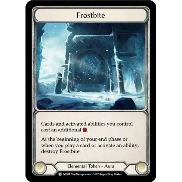 Flesh and Blood Trading Card Game Everfest Common Frostbite EVR197
