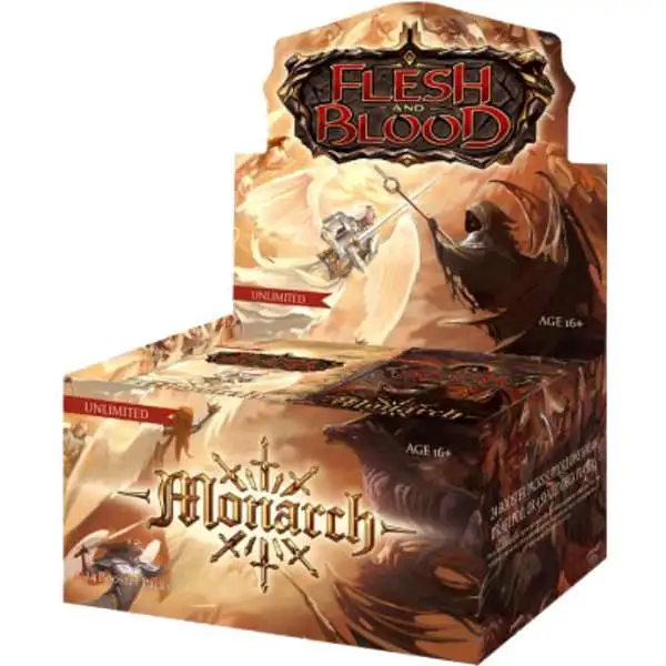 Flesh and Blood Trading Card Game Monarch (Unlimited) Booster Box [24 packs]