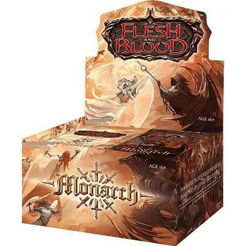 Flesh and Blood Trading Card Game Monarch (1st Edition {Alpha}) Booster Box [24 Packs]