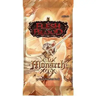 Flesh and Blood Trading Card Game Monarch (1st Edition {Alpha}) Booster Pack [15 Cards]
