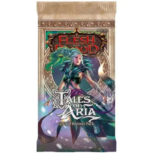 Flesh and Blood Trading Card Game Tales of Aria (1st Edition {Alpha}) Booster Pack [15 Cards]