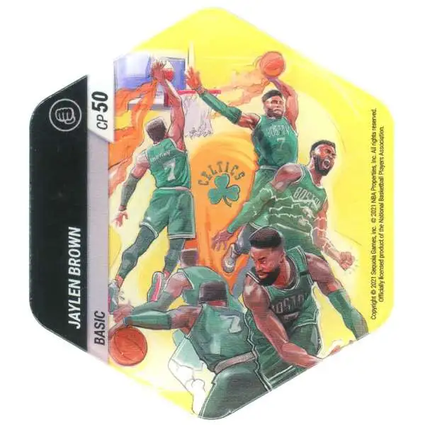 NBA FLEX 2022 Jaylen Brown Basic Player Flexagon [For collectible purchases only. The FLEX App may not be downloadable or functioning. ]