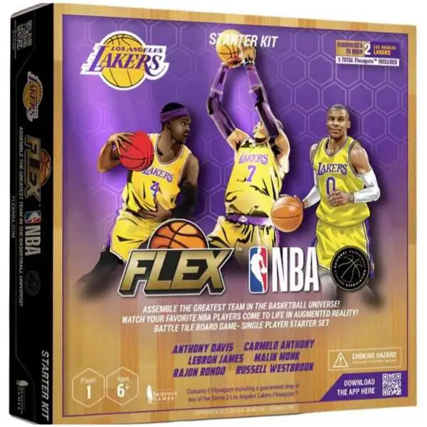 FLEX NBA LA Lakers Starter Kit [For collectible purchases only. The FLEX App may not be downloadable or functioning. ]